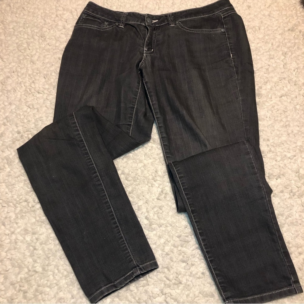 5/$25 PRANA Indigo Grey Lightweight Denim Jeans Womens Size 6/28 Flaws See Pics